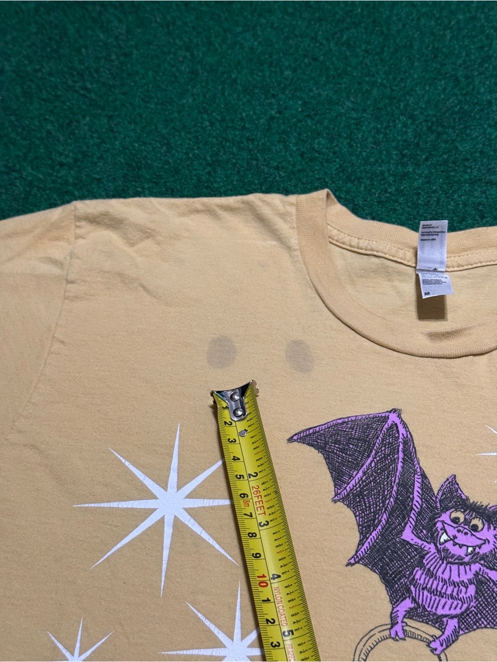 Never Shout Never Band T-Shirt Vintage Y2K Emo Alt Yellow Graphic Medium Grunge - Picture 8 of 9